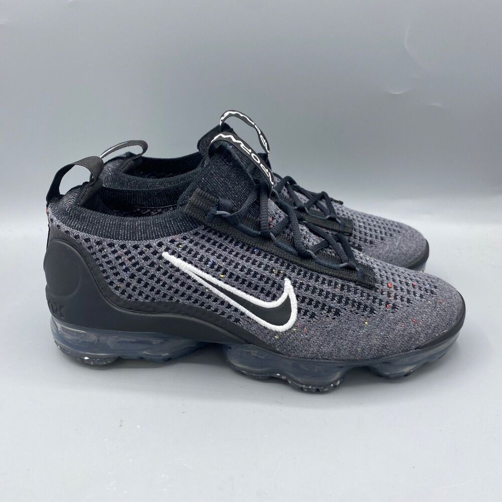 Nike Air VaporMax 2021 Flyknit GS Black White Oreo DB1550-006 Size 4.5Y WMNS 6